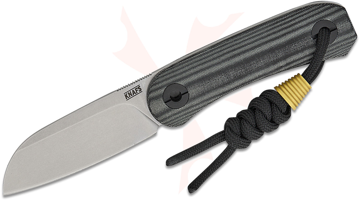 Knafs Co. Lander 4 Black Sheep EDC Fixed Blade Knife 2.6