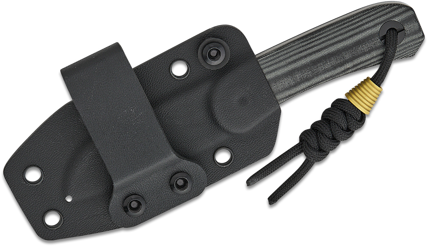Knafs Co. Lander 4 Black Sheep EDC Fixed Blade Knife 2.6