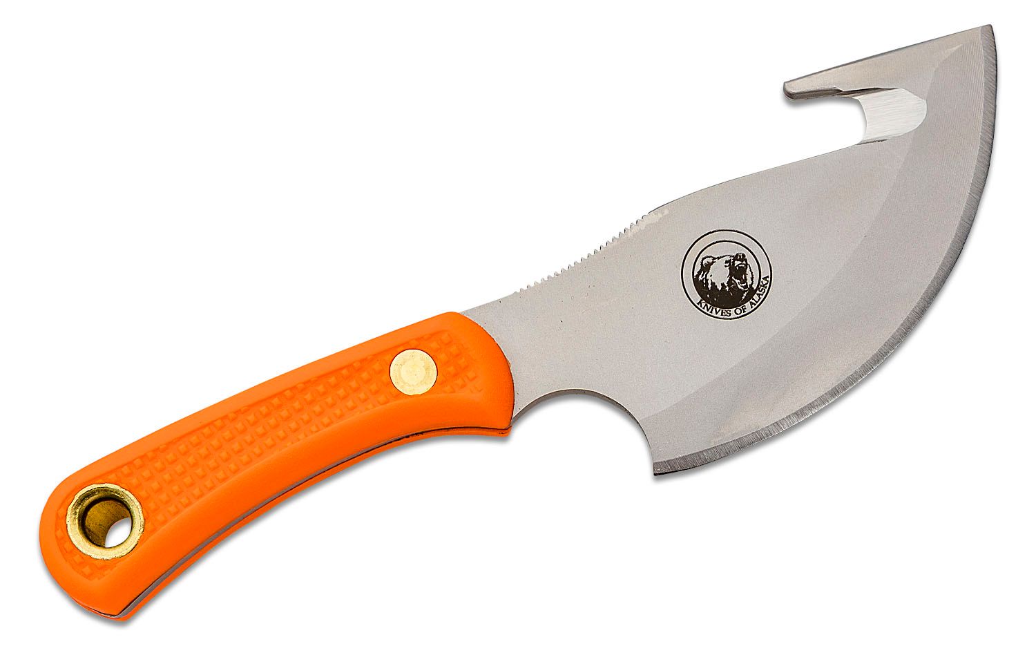 Knives of Alaska Caribou Combo Set, Orange Santoprene SureGrip