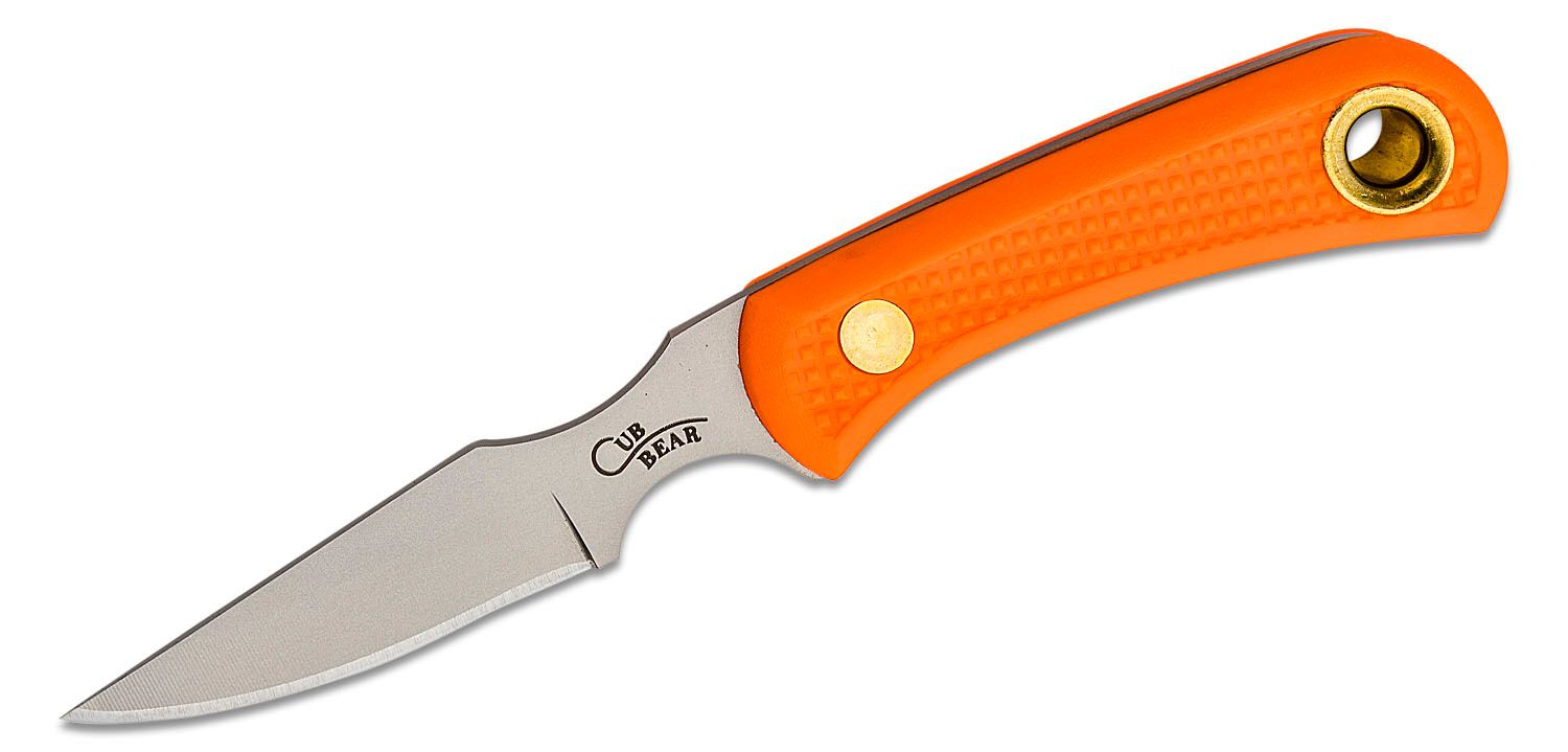Knives of Alaska Caribou Combo Set, Orange Santoprene SureGrip