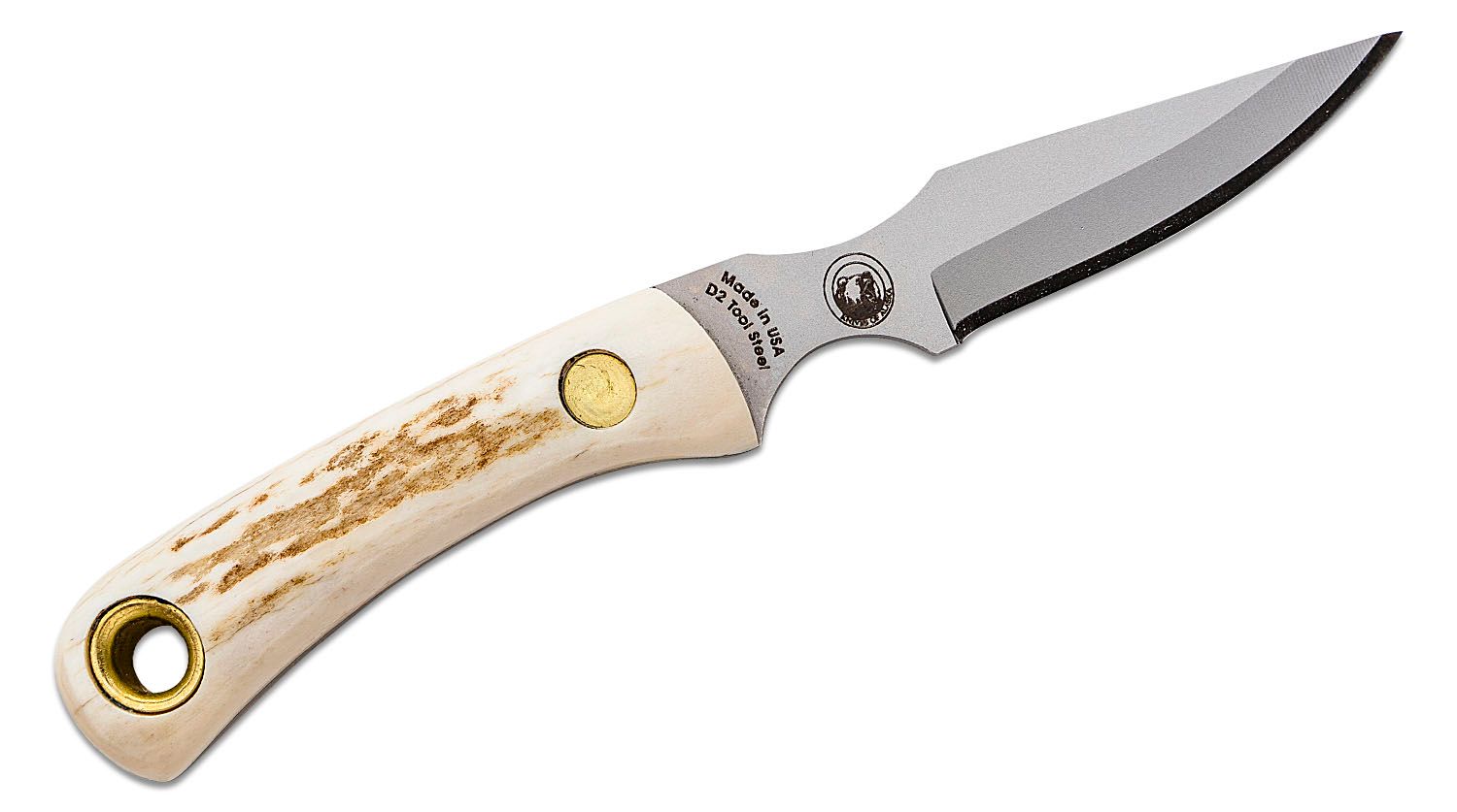 Knives of Alaska Light Hunter/Cub Bear Combo Set, Stag Handles, Brown  Leather Sheath - KnifeCenter - 00013FG