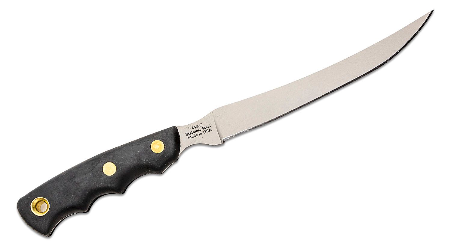 Knives of Alaska Coho/Steelheader Fisherman's Combo Set, Black Santoprene  SureGrip Handles, Black Nylon Sheath - KnifeCenter - 00092FG