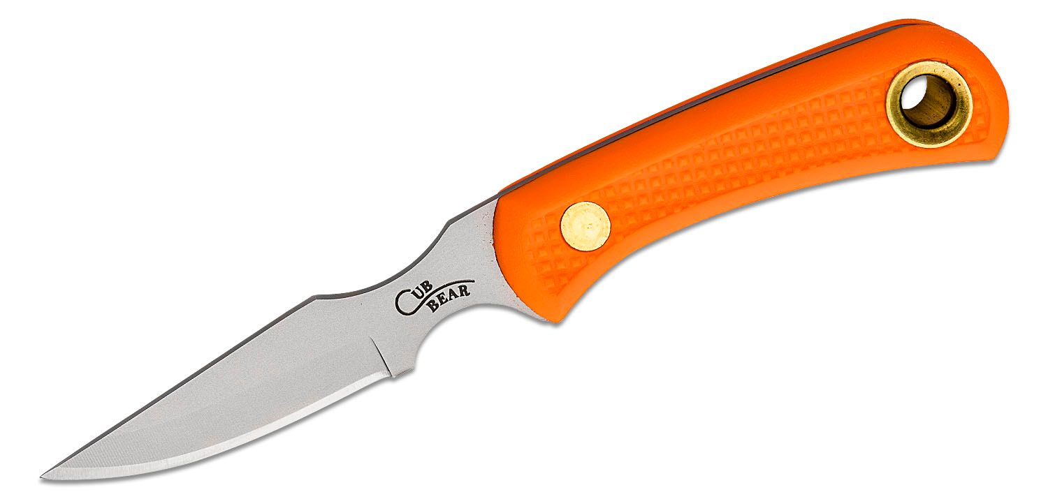 Knives of Alaska Muskrat/Cub Bear Combo Set, Orange Santoprene