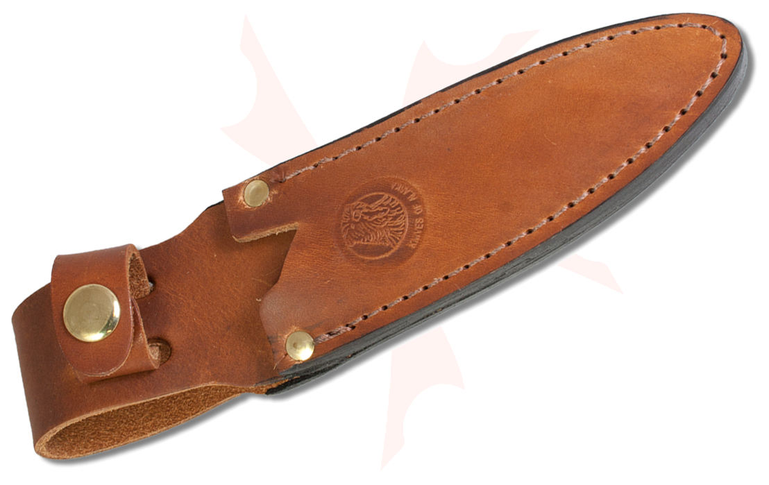 Knives of Alaska Xtreme Yukon 2 Fixed Blade Knife 4.25" D2 Bead Blast Single Edge Blade, Black