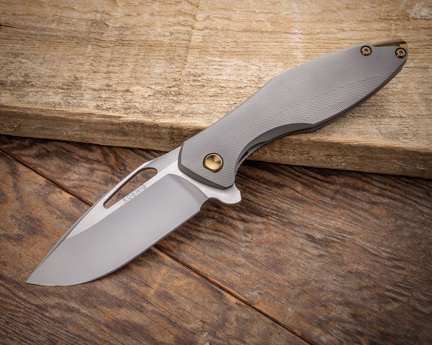 Koenig Knives Custom Arius Flipper Knife 3.5