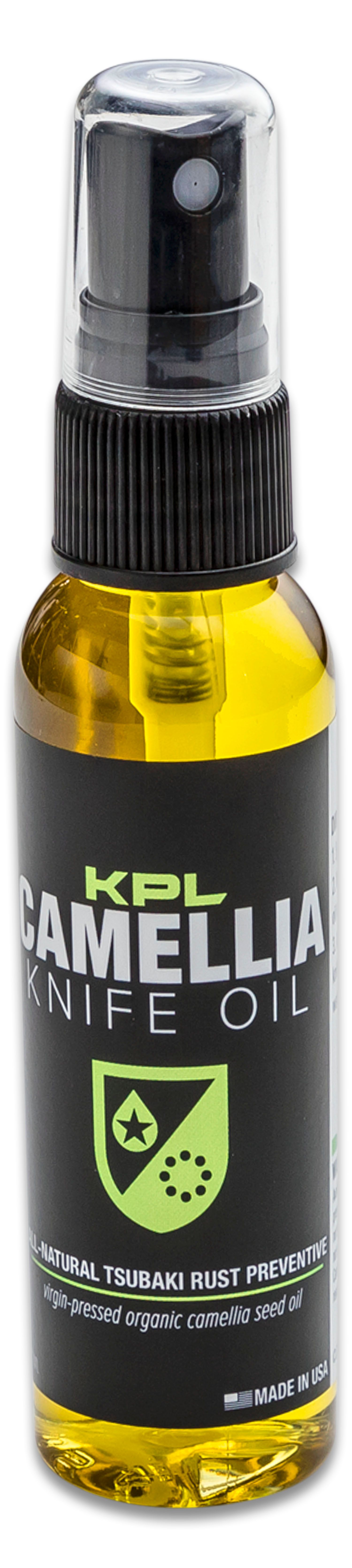 Knife Pivot Lube Organic Camellia Kitchen Knife Oil, 60mL Bottle with Spray  Applicator - KnifeCenter - KPLCAMELLIA