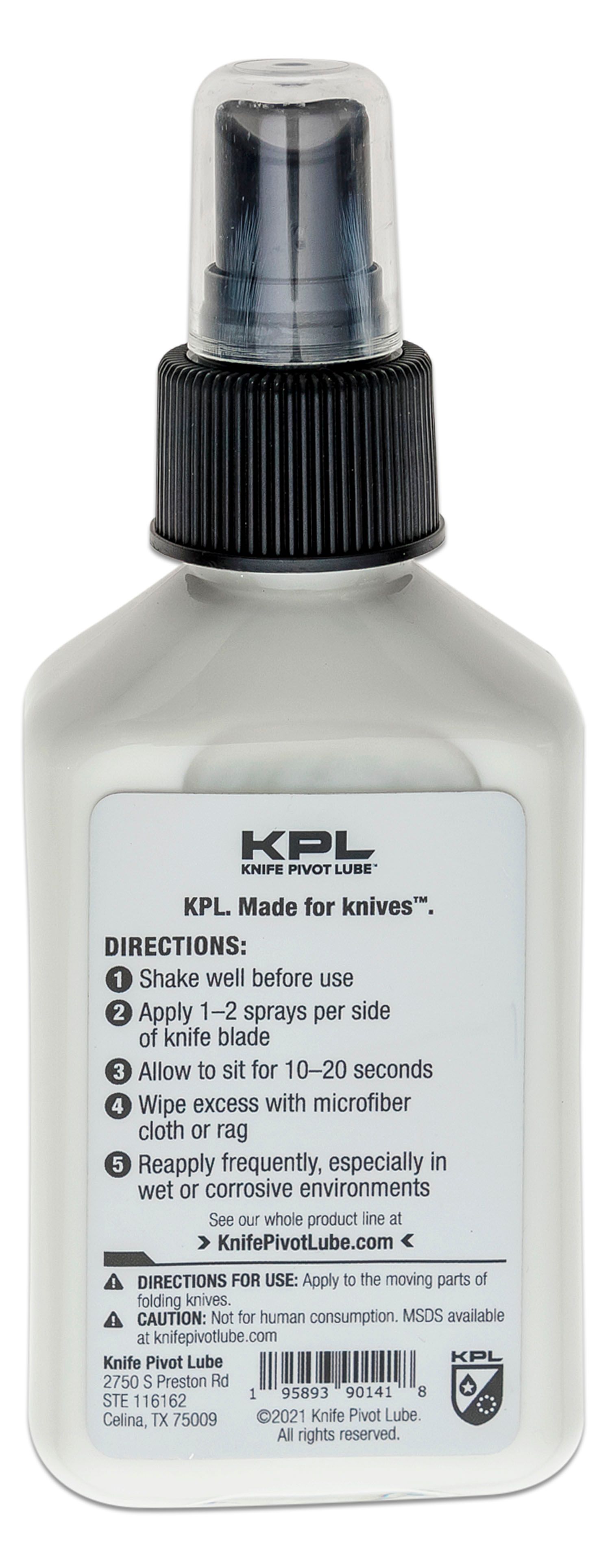 KPL Knife Pivot Lube Oil (Choice of Weight) 10ml Applicator - EDC  Specialties