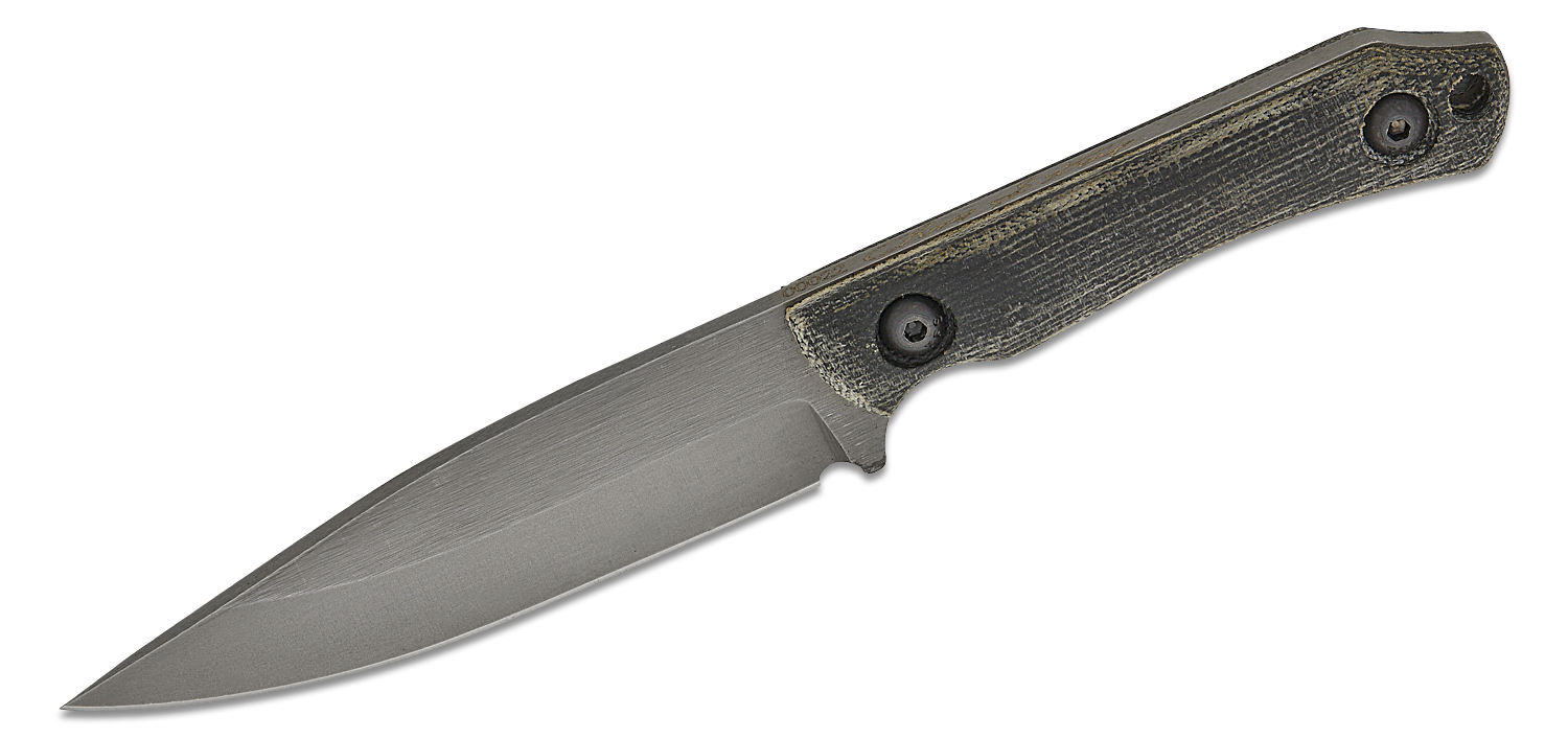 Kronos Knives Stroup Crossfade USA-Made Fixed Blade Knife 3.75