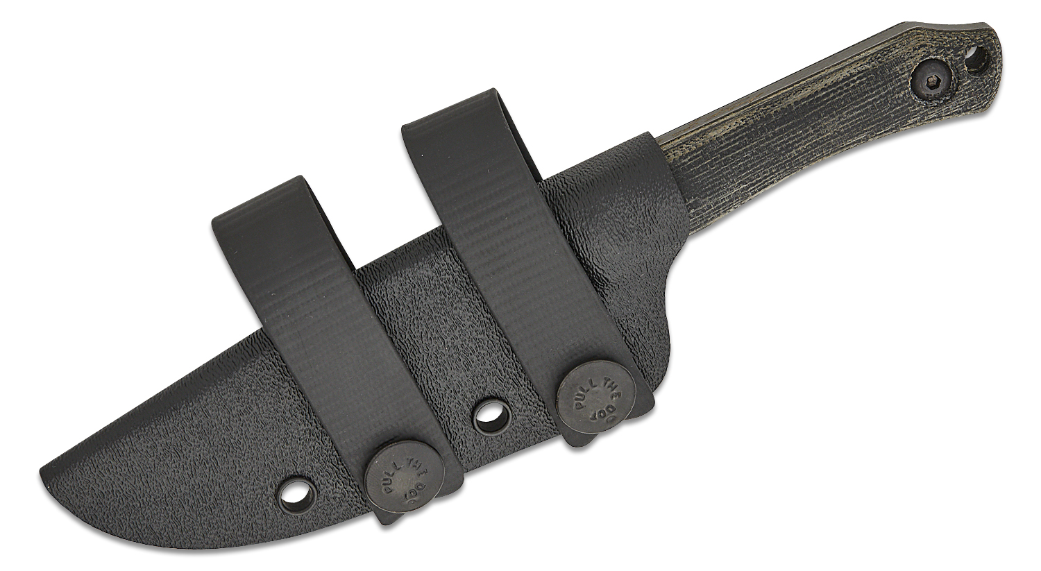 Kronos Knives Stroup Crossfade USA-Made Fixed Blade Knife 3.75