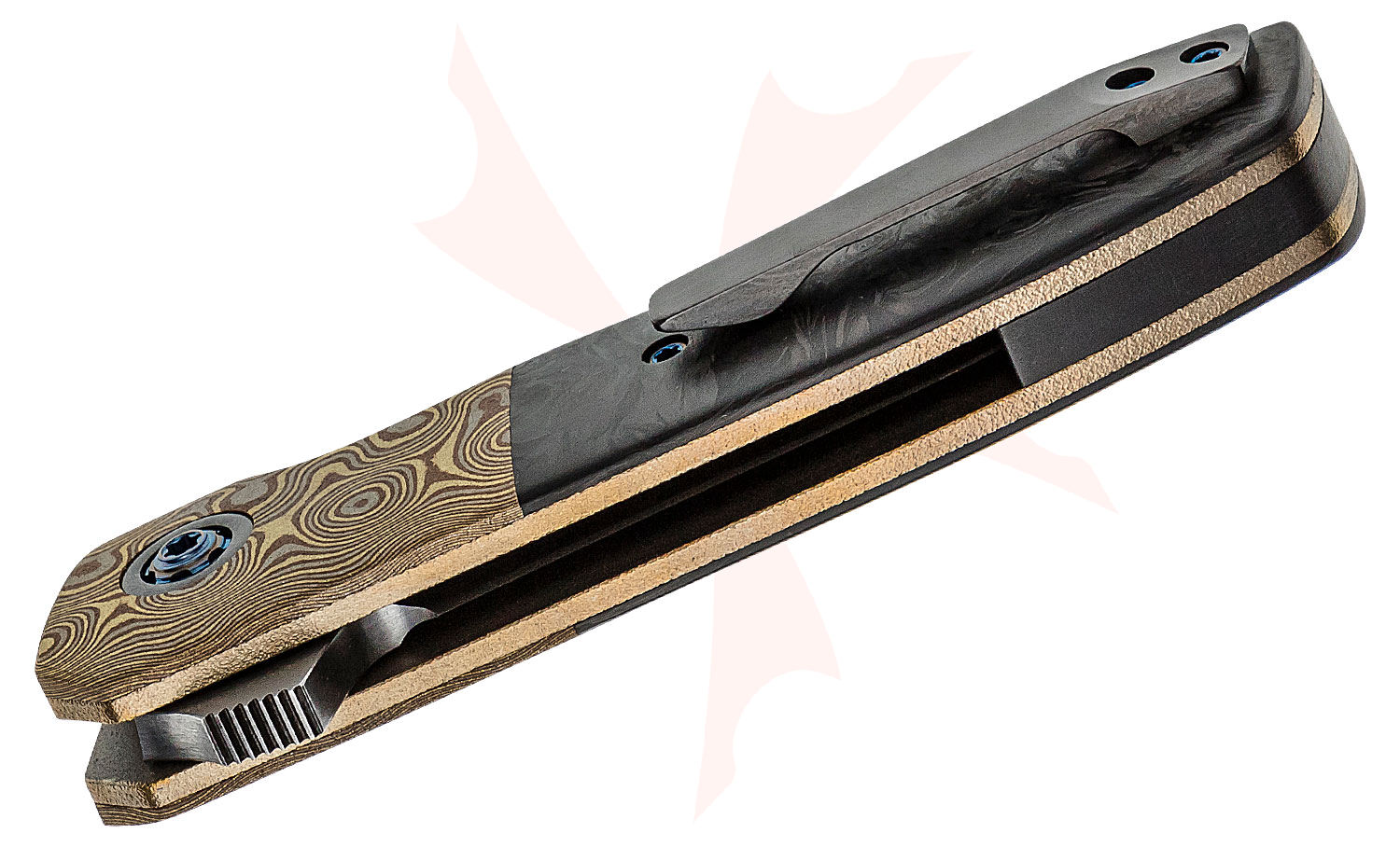 Kirby Lambert Custom JVO Collaboration Seishin Flipper Knife 3.25