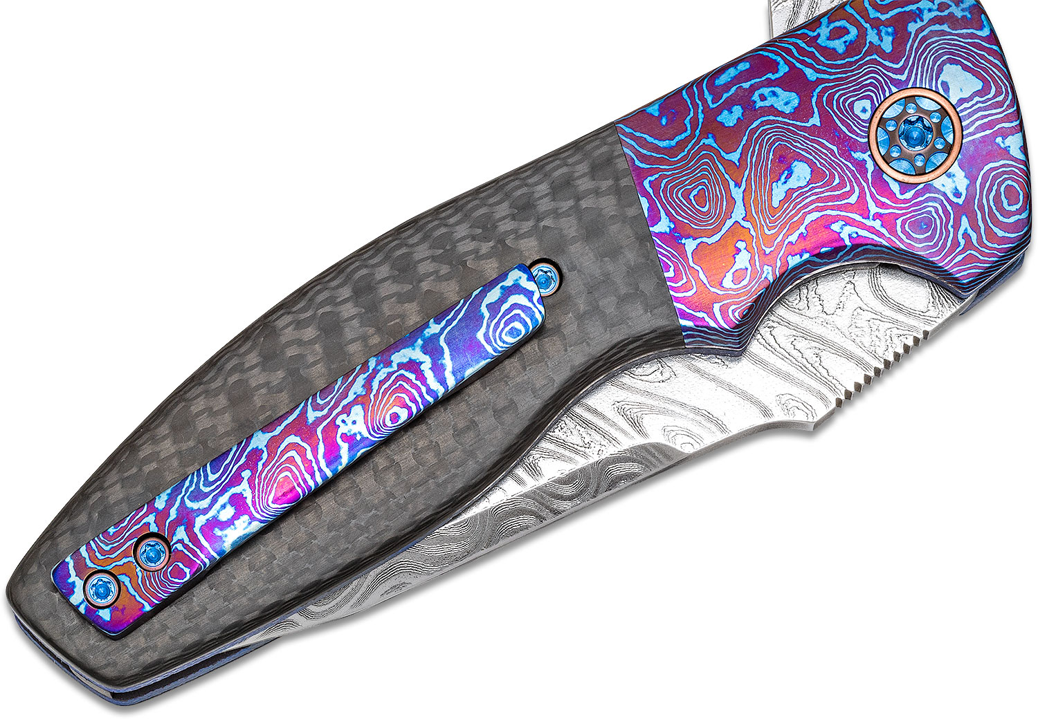 Kirby Lambert Custom Mini Augustus Classic Flipper Knife 3.375