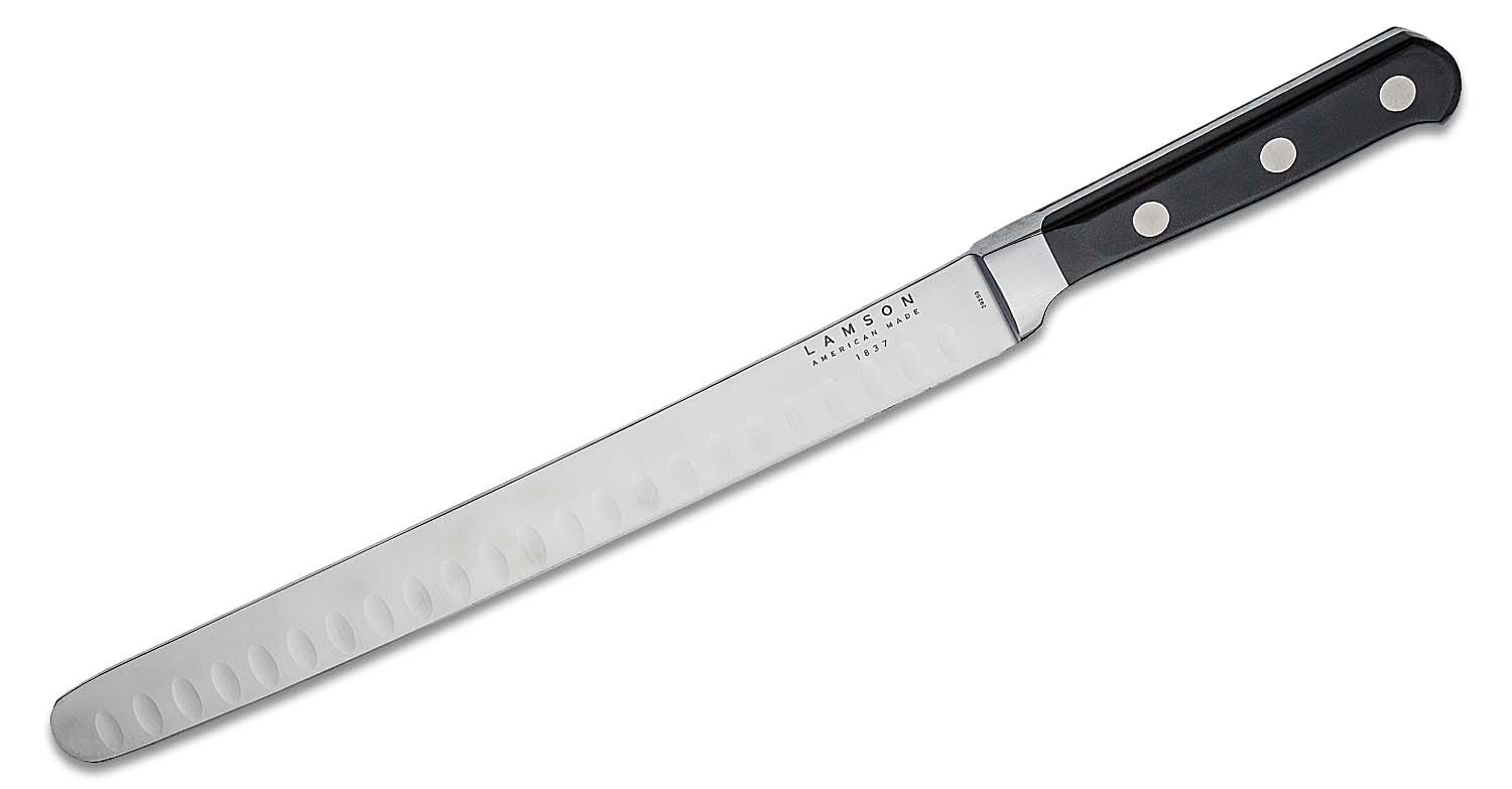 Cutlery-Pro 10, granton, forged, German carbon steel blade, Roast
