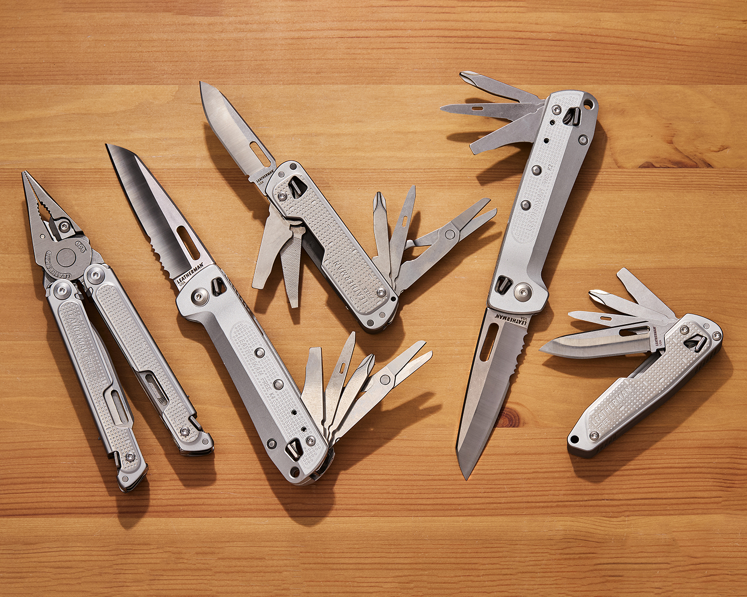 Leatherman FREE™ P2 Full-Size Multi-Tool, 19 Tools, Stainless