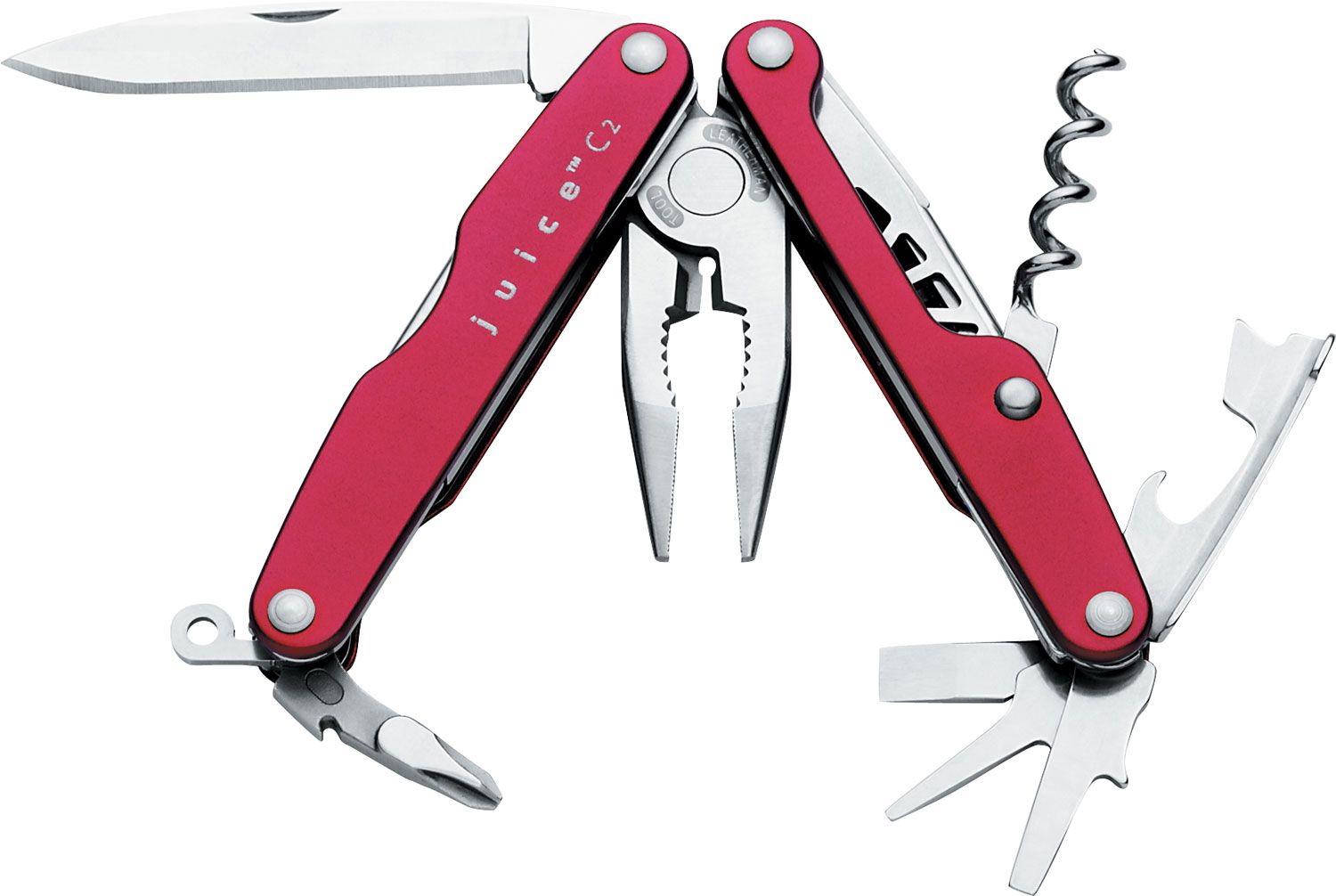 Leatherman Juice C2 Pocket-Size Multi-Tool, Inferno Red 