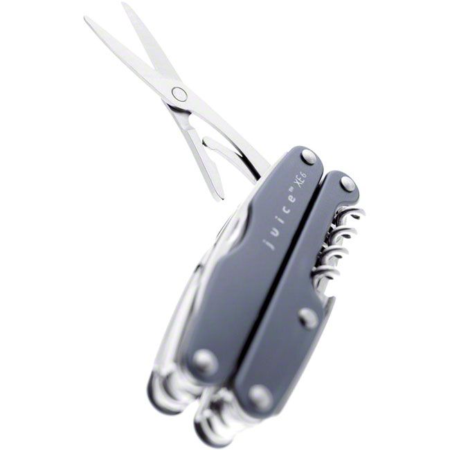 Leatherman Juice Xe6 Pocket-Size Multi-Tool, Storm Gray