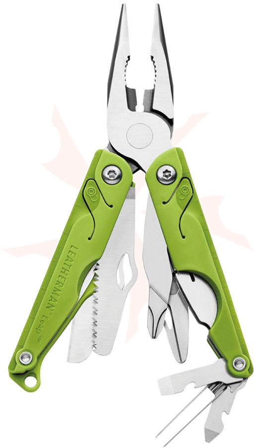 Leatherman Leap Pocket-Size Youngster's Multi-Tool, Green GRN