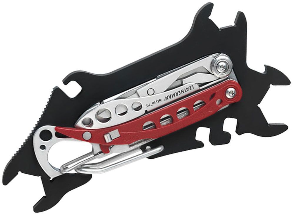 Leatherman 4 Tool in One Key Chain Size Multi Tool Travel Friendly 