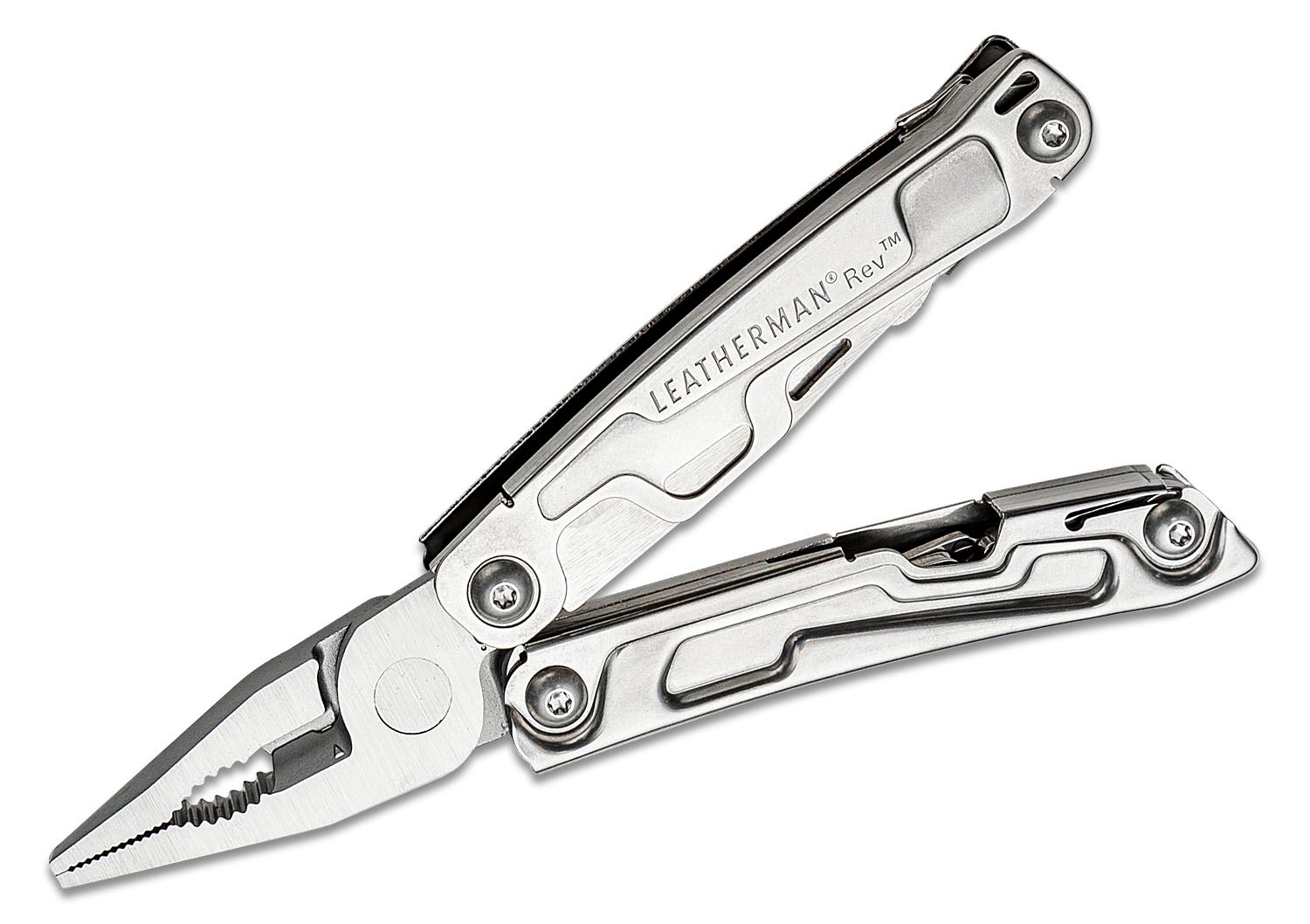 Leatherman Rev Full-size Multi-tool, Silver, No Sheath - Knifecenter 