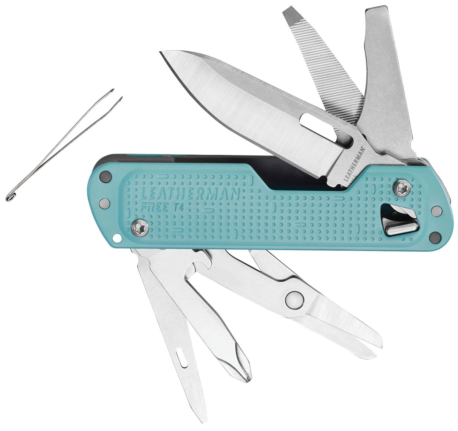 Leatherman FREE T2 Multi-Tool - Stainless Steel Pocket Size with