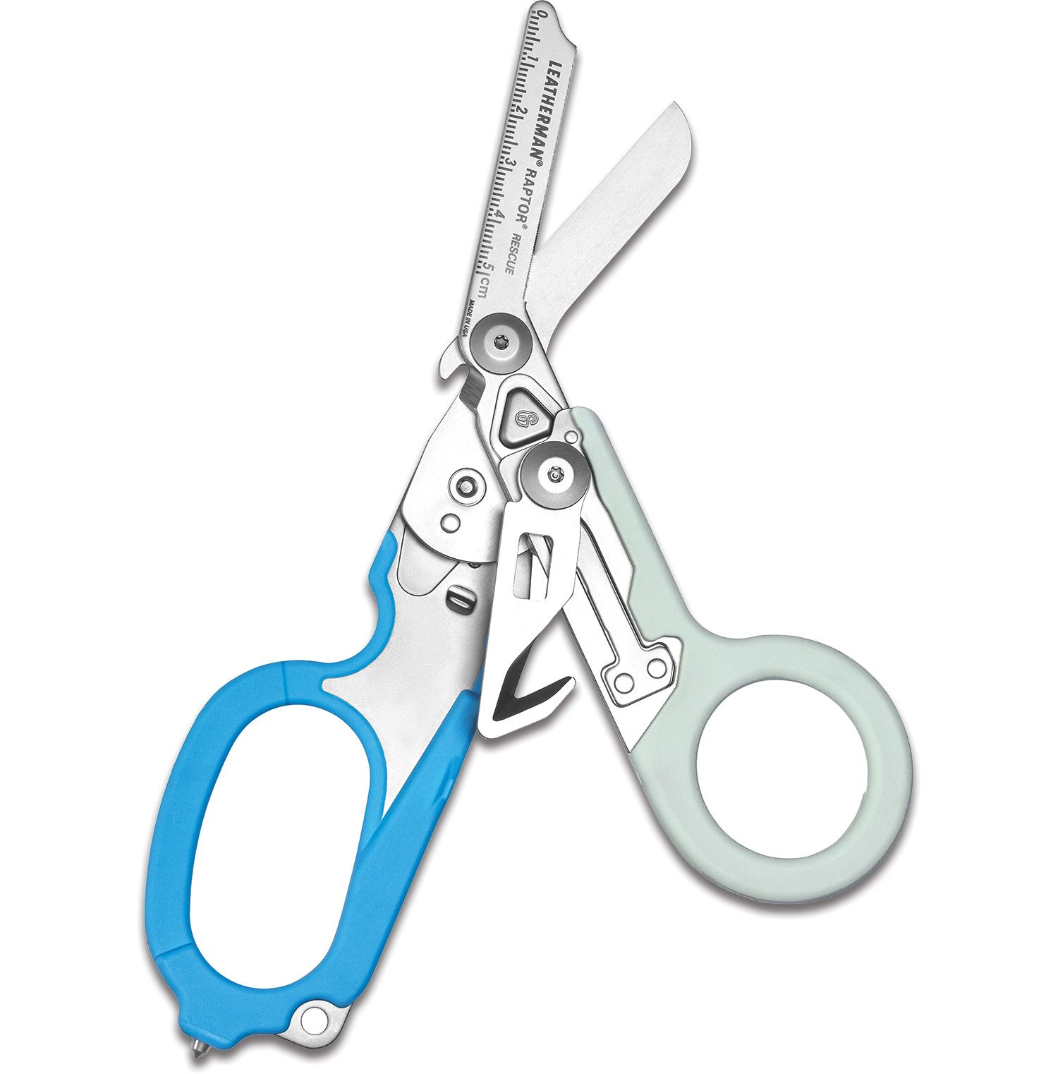 Leatherman Raptor Rescue Medical Shears Full-Size Multi-Tool, Aqua, Utility  Holster - KnifeCenter - 833027 - Discontinued