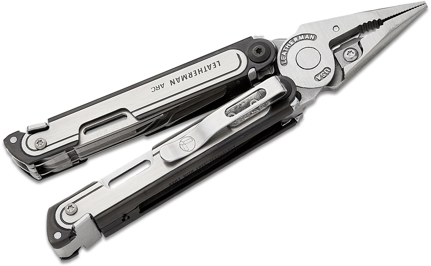 KnifeCenter on X: Restock Alert! The Leatherman ARC is the first  multi-tool to feature a MagnaCut blade, and the bit-set alone is  monumental. The ARC redefines what it means to be a