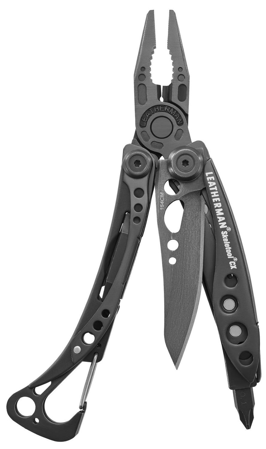 Leatherman Skeletool CX Pocket-Size Multi-Tool, Onyx - KnifeCenter - 833129