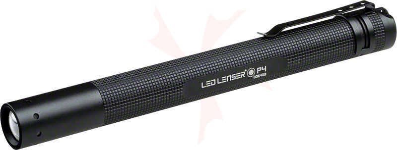 LED Lenser 880048 P4 Pocket-Size LED Flashlight, 16 Max Lumens, Black ...