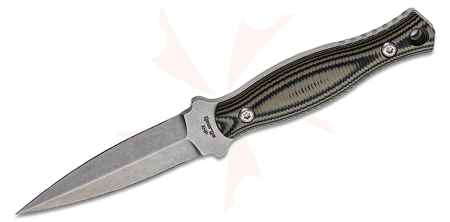 Les George Mid-Tech Galvo Fixed Blade Boot Knife 4