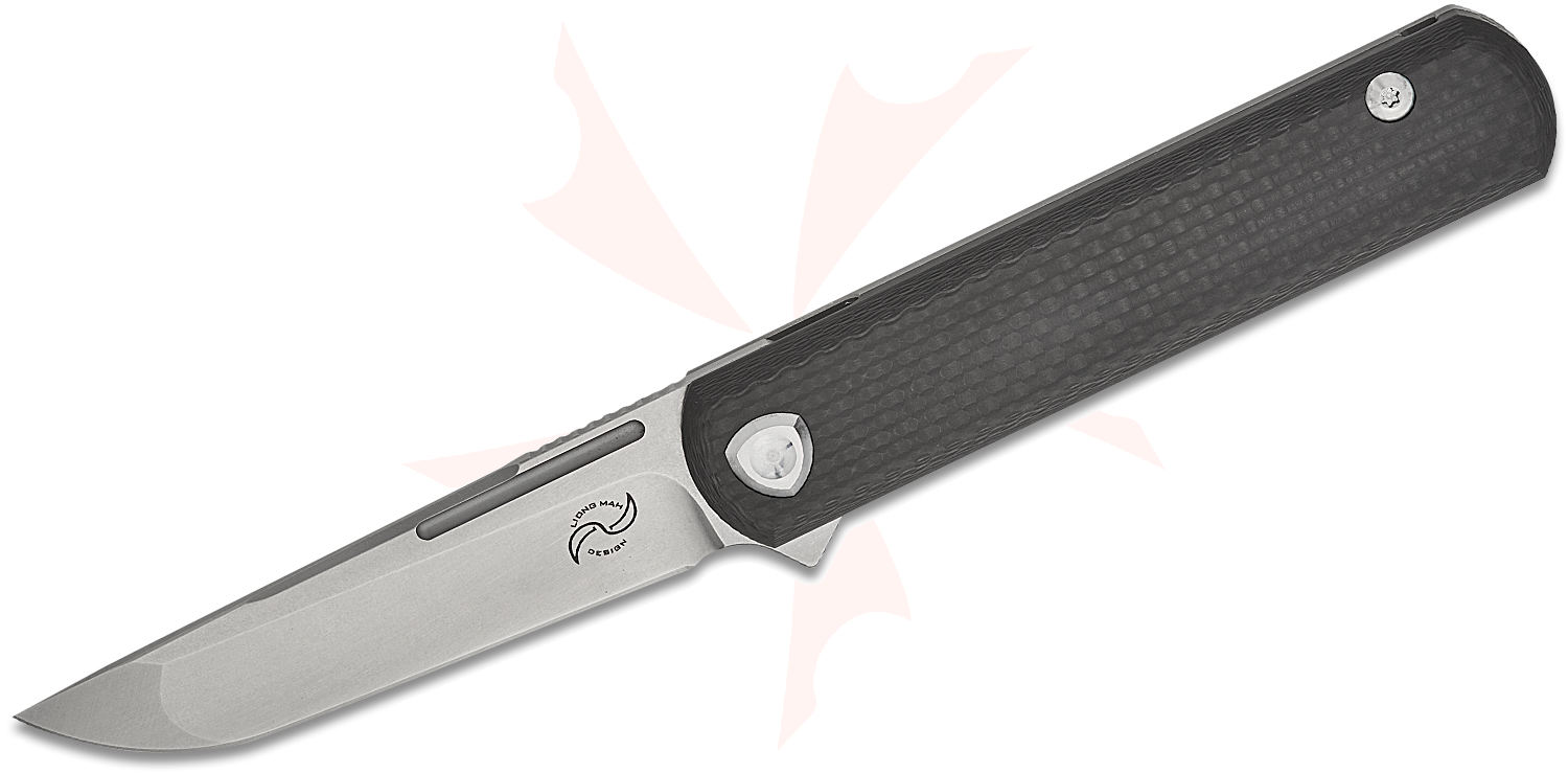 Liong Mah Designs T-1 Tanto One Frame Lock Flipper Knife 3.75