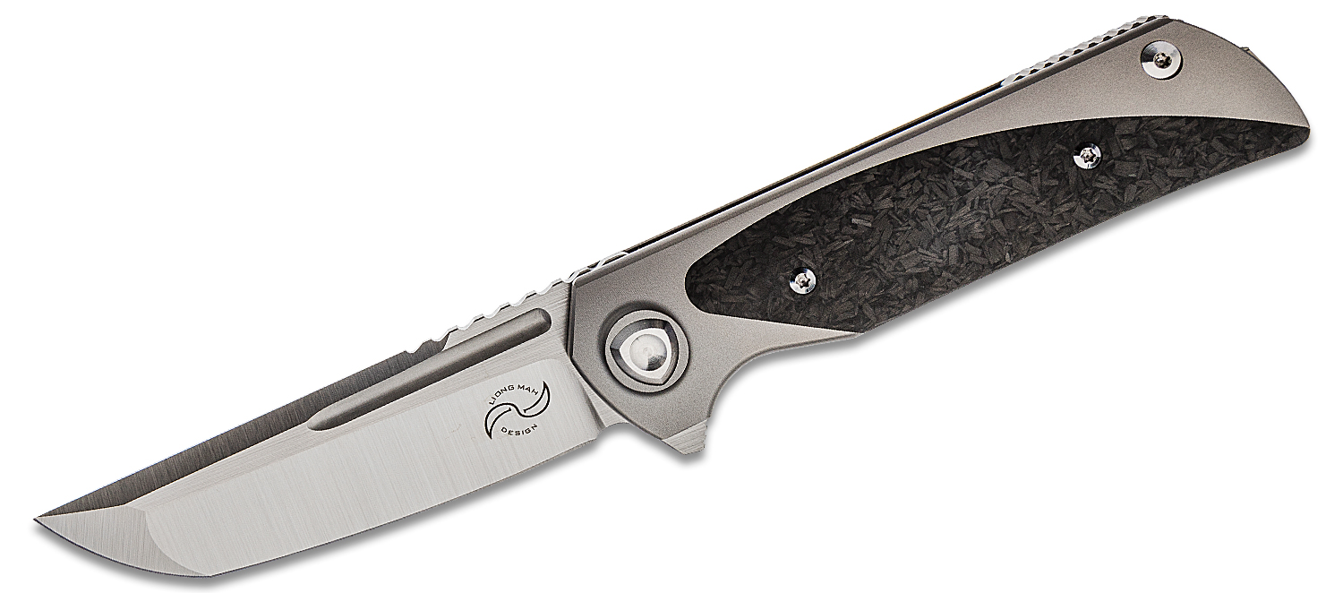 Liong Mah Warrior 2V3 | Frame Lock Knife | Burlap Micarta&frasl;Satin M390