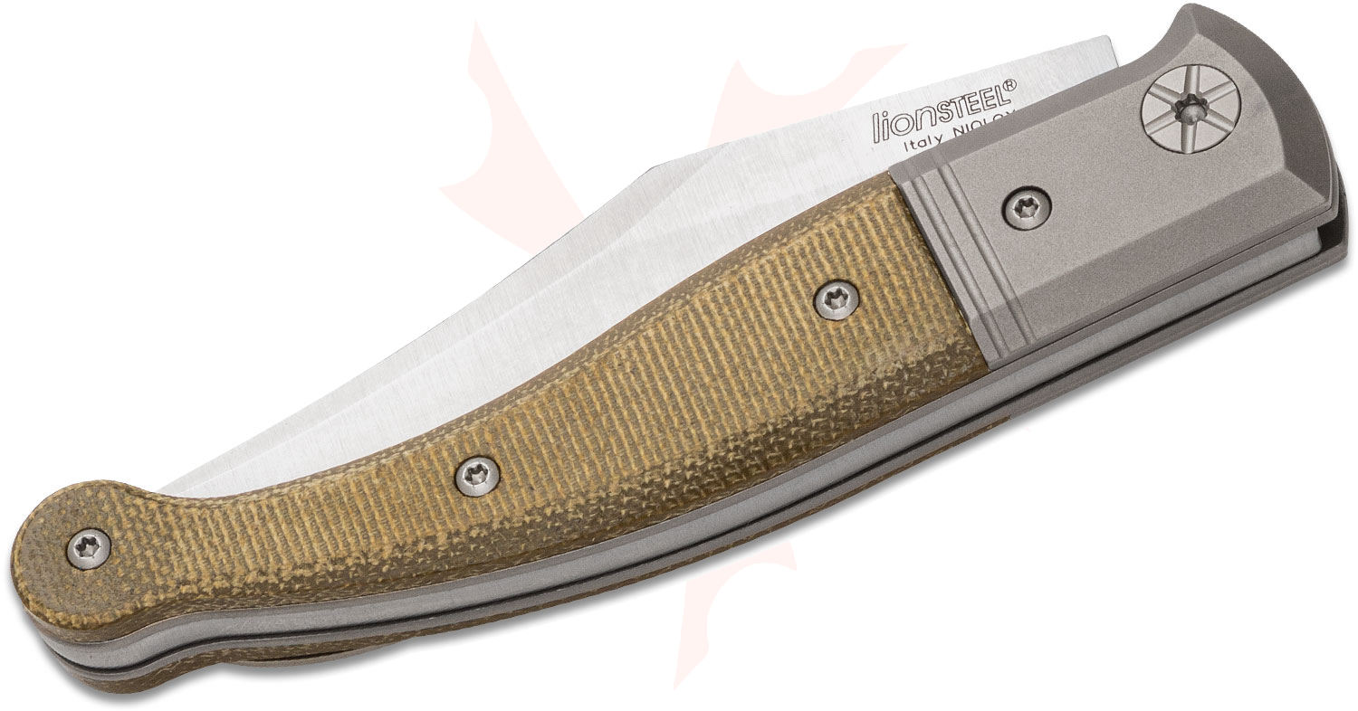 LionSteel Gitano GT01 CVG Traditional Folding Knife 3.35