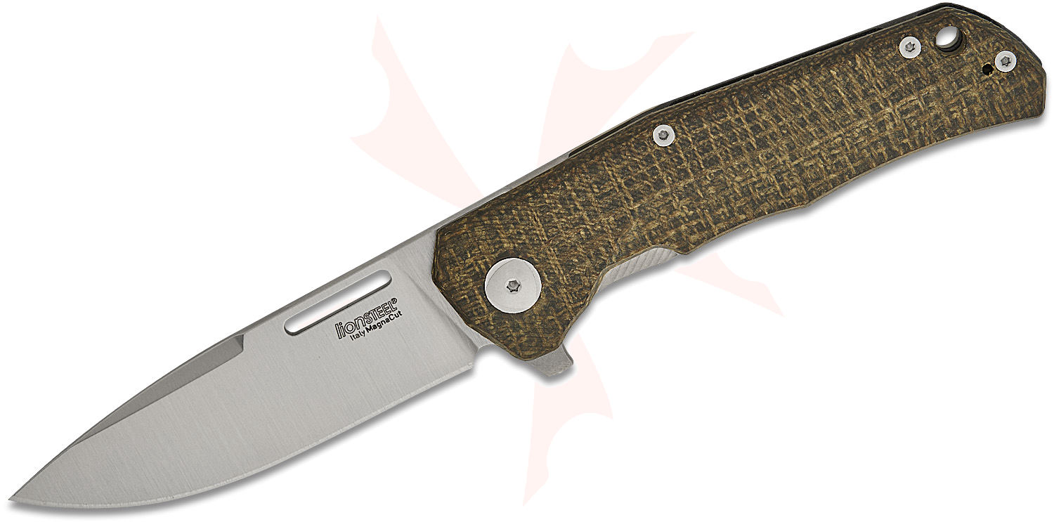 LionSteel Q4 BGR Q4ttro Frame Lock Flipper Knife 3.31