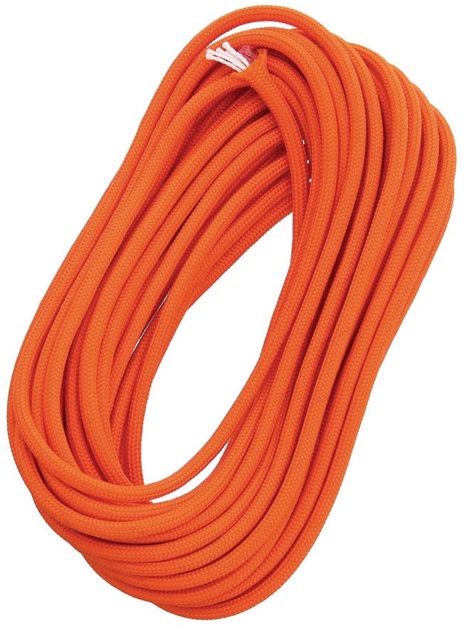 Live Fire Gear 550 FireCord Paracord, Safety Orange, 25 Feet