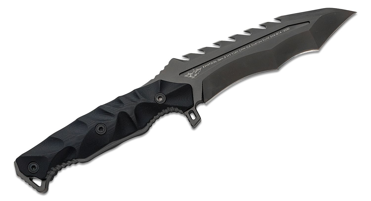 LOTAR Combat KHATOOL Gen.2 IDF Unit CT707 Fixed Blade Knife 5.5 