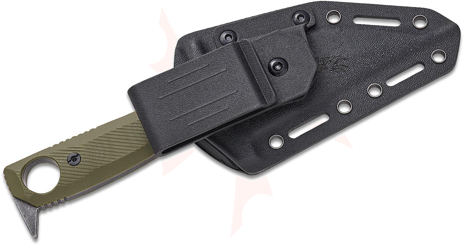 LOTAR Combat OREV-5132 Deadly Warrior Fixed Blade Knife 4.25