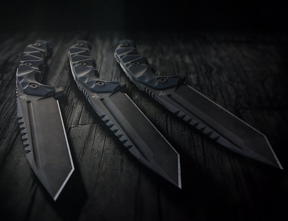 LOTAR Combat KATTLAN Gen.2 Alpha King GHOST Fixed Blade Knife 5.7