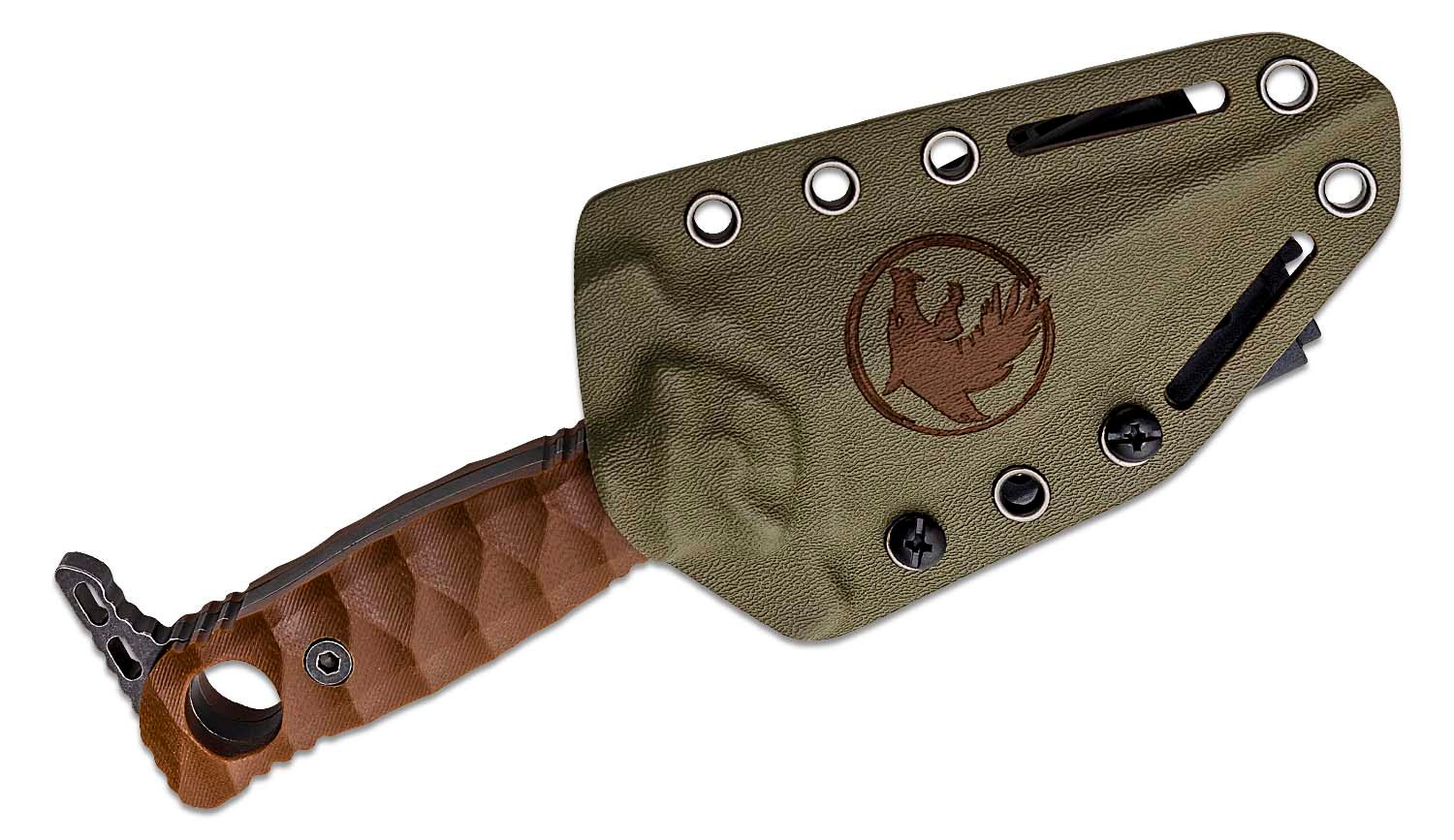 LOTAR Combat OREV Gen.3 LONE WOLF Custom Edition Concealed Carry Fixed  Blade Knife 4