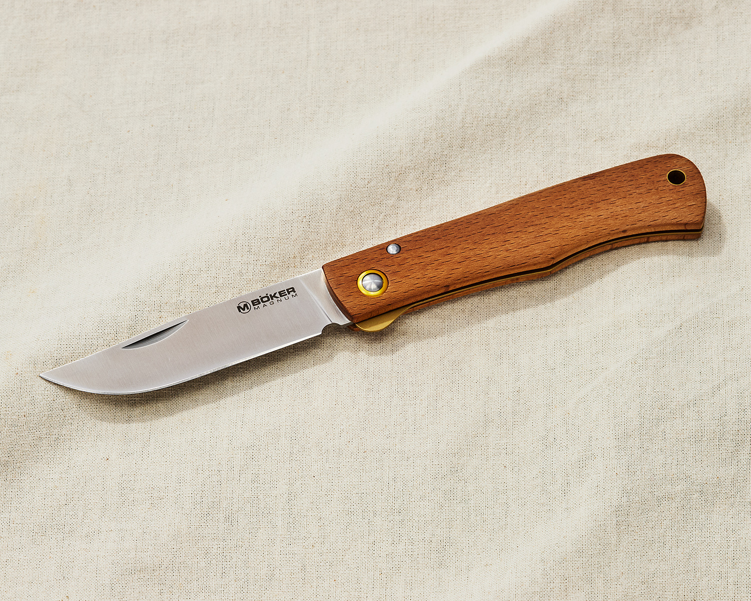 Boker Magnum Rusticus Liner Lock Folding Knife 3.31