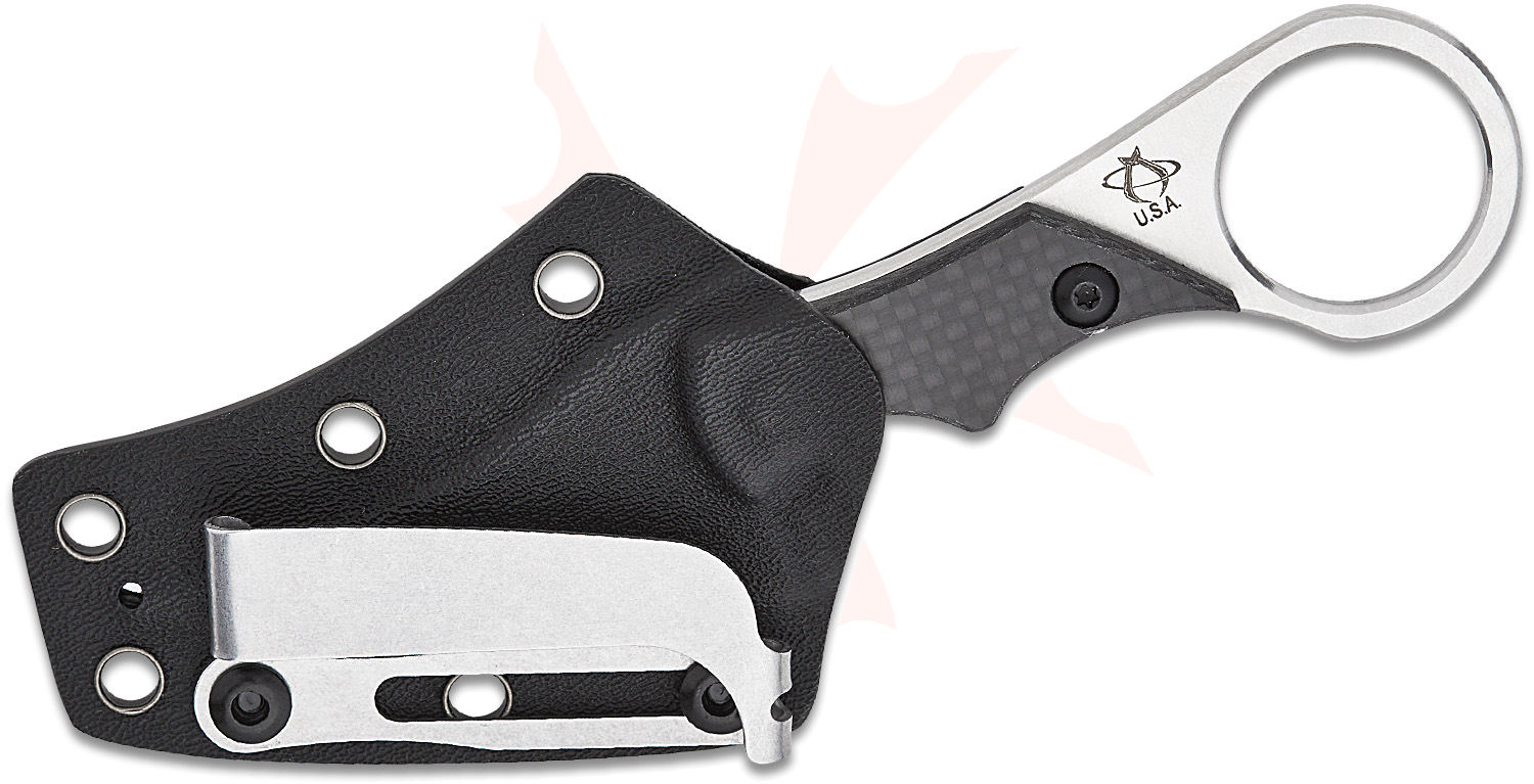 Mantis Sabot II Fixed Blade Karambit 2.54" M390 Satin Trailing Point