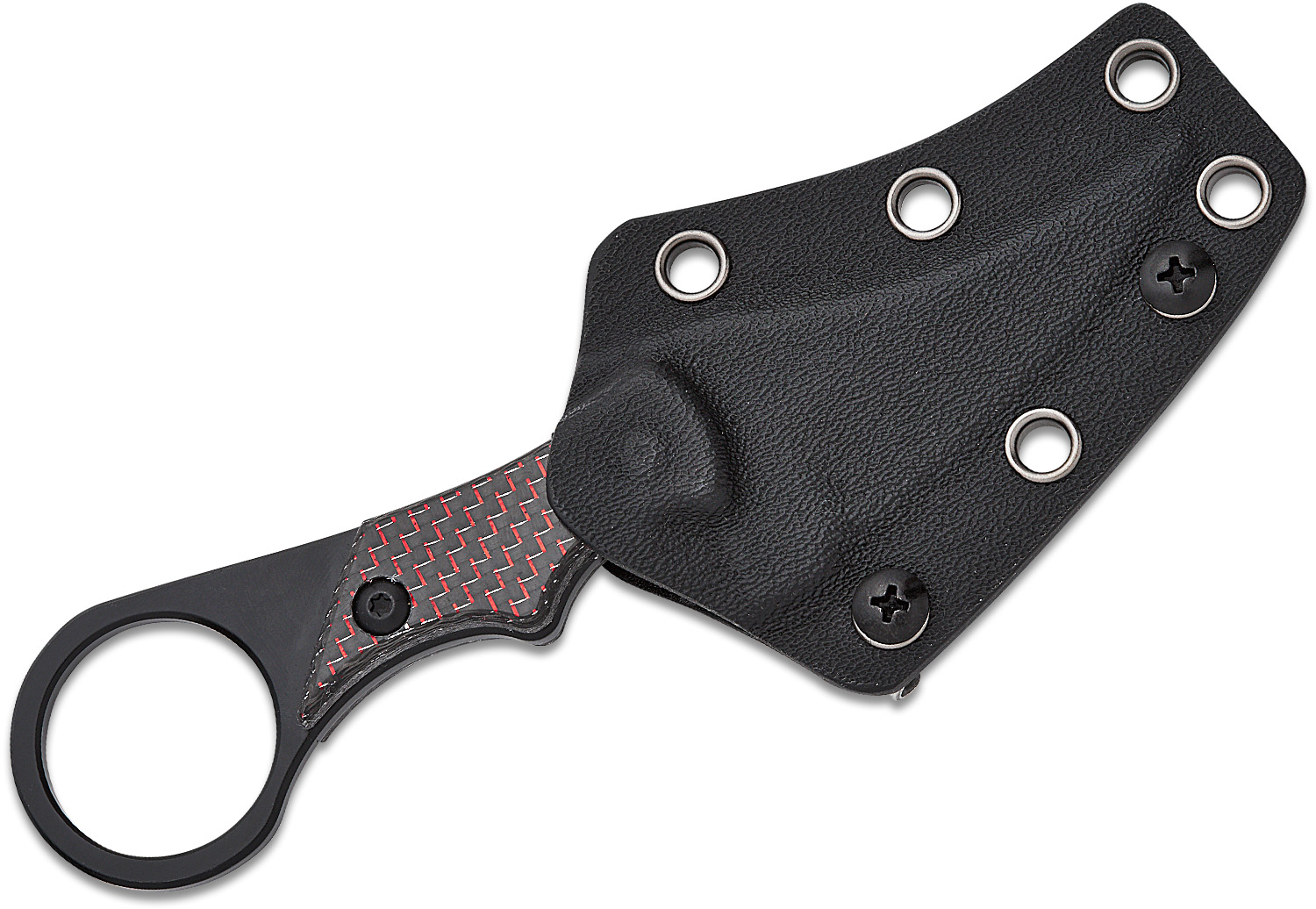 Mantis Sabot III Fixed Blade Karambit 2.54" M390 Black Trailing Point