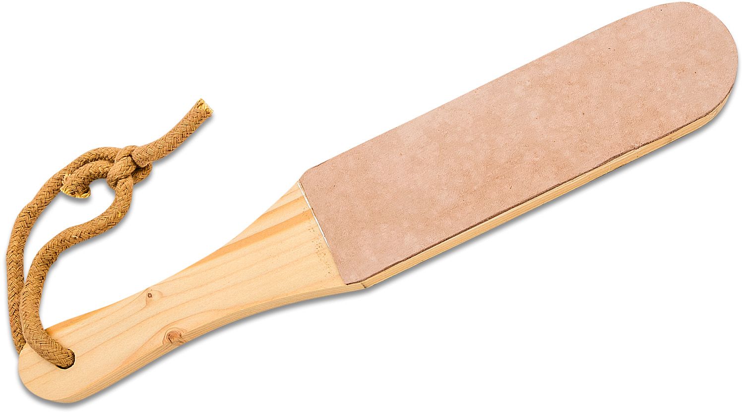 Marble's Double Sided Leather Paddle Strop, 12.25 Overall, Wood Handle -  KnifeCenter - MR543