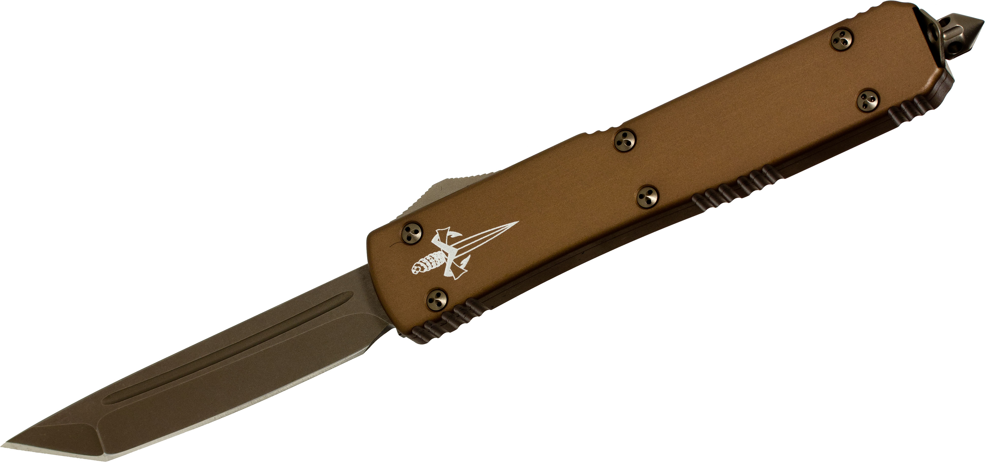 Marfione Custom Knives Desert Tactical Ultratech OTF AUTO 3.46 