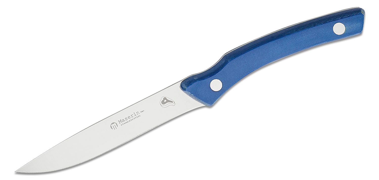 Steak Knives (Set of 6) in Blue Compressed Fabric