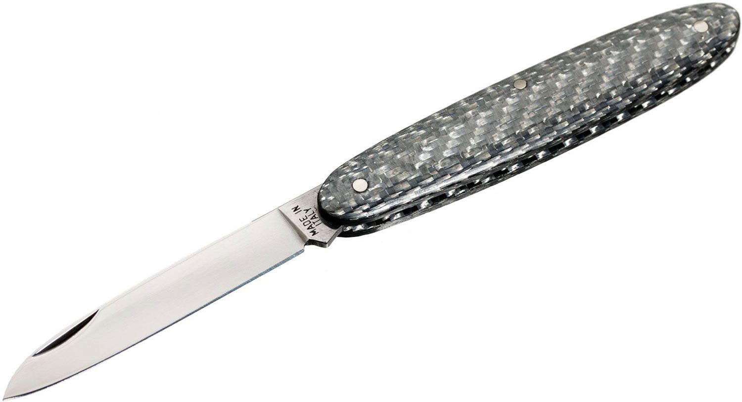 Maserin 175/CG Temperini Classic Slipjoint Pocket Knife 2.56 Blade, Silver  Carbon Fiber Handles - KnifeCenter - Discontinued