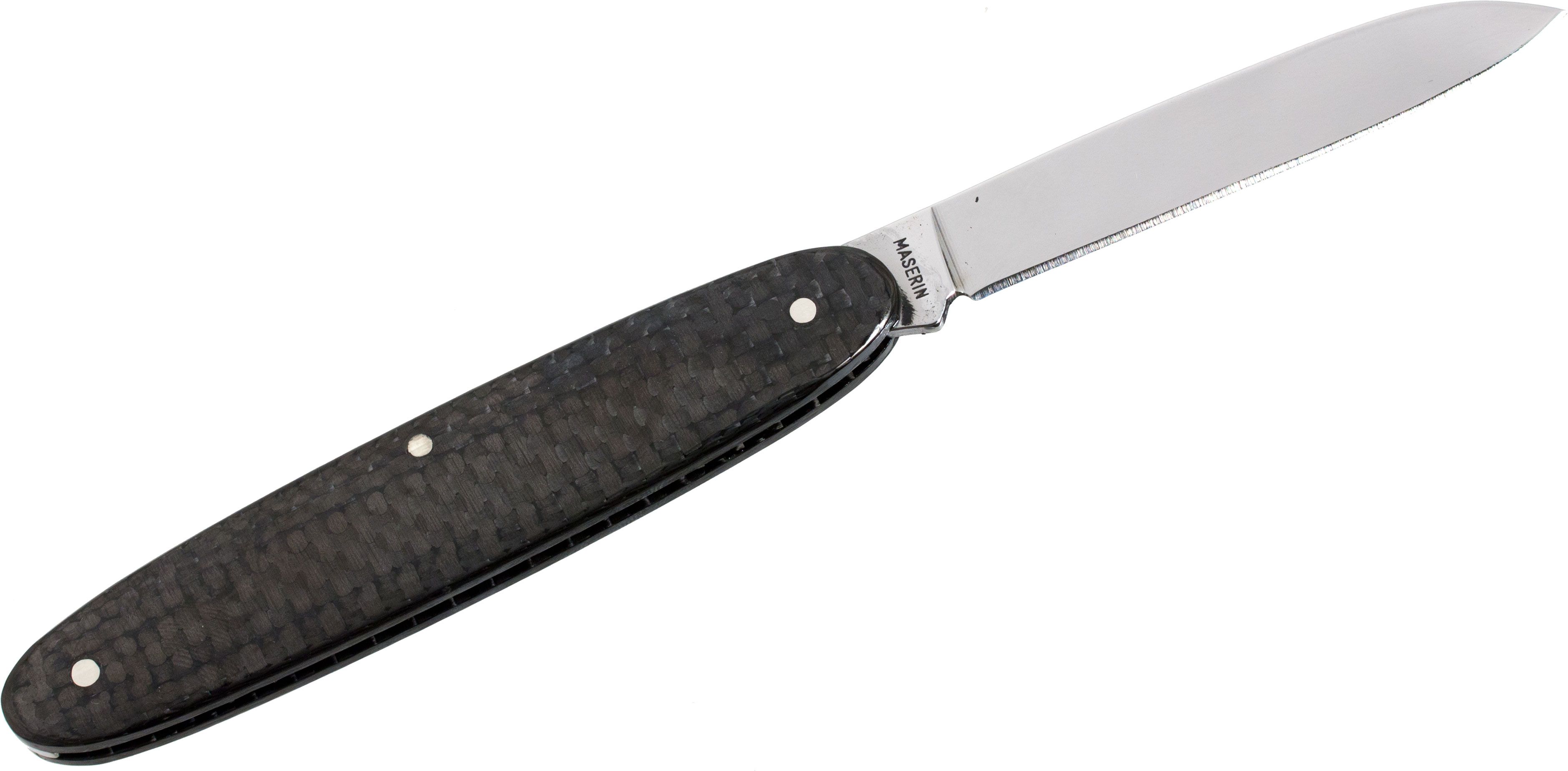 Maserin Carbon Fiber Handle Steak Knives