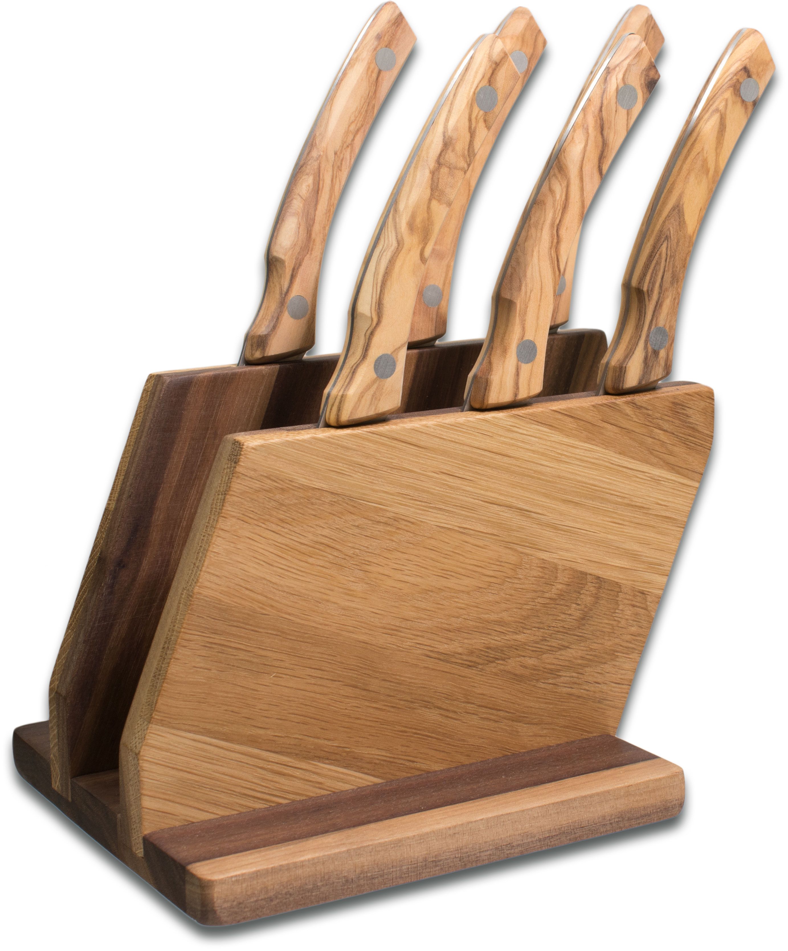Olive Wood Handle Modern Truffle Slicer