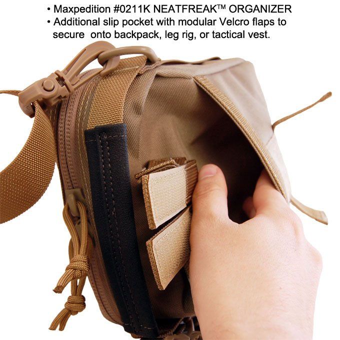 Maxpedition 0211K NeatFreak Organizer, Khaki - KnifeCenter