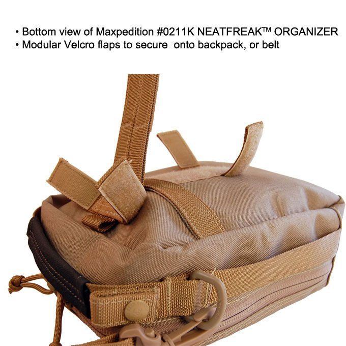 Maxpedition 0211K NeatFreak Organizer, Khaki - KnifeCenter