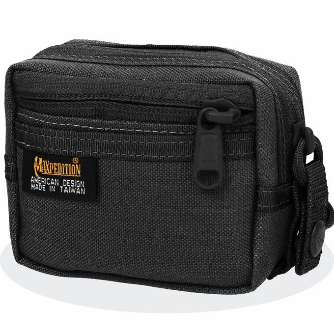 Maxpedition 0213B Three-By-Five Pouch, Black - KnifeCenter