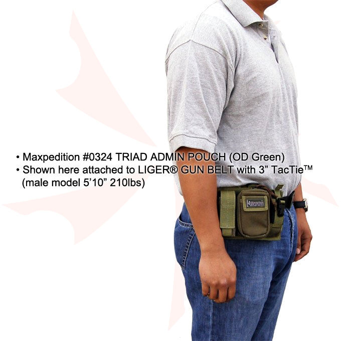 Maxpedition 0324KF Triad Admin Pouch, Khaki Foliage - KnifeCenter